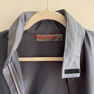 Vintage Prada 2000’s jacket with roll-up hood